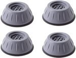 Anubhav Janni Heavy Anti Vibration Washing Machine Pad Dryer Noise Cancelling Rubber Pads Shock Absorbing Stabilizer Base Height Increasing Appliance Feet Absorber Washer Support (Set Of 4 Pcs)