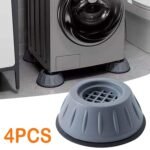 Anubhav Janni Heavy Anti Vibration Washing Machine Pad Dryer Noise Cancelling Rubber Pads Shock Absorbing Stabilizer Base Height Increasing Appliance Feet Absorber Washer Support (Set Of 4 Pcs) - Image 3