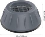 Anubhav Janni Heavy Anti Vibration Washing Machine Pad Dryer Noise Cancelling Rubber Pads Shock Absorbing Stabilizer Base Height Increasing Appliance Feet Absorber Washer Support (Set Of 4 Pcs) - Image 4