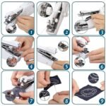 Anubhav Janni Handy Stitch Mini Handheld Electric Sewing Machine For Home Stapler Style Multicolour Perfect Home Travel Use Cordless Compact Clothes Curtains Crafts DIY Repairs (Pack Of 1 Pcs) - Image 2