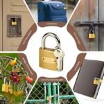 Anubhav Janni 20mm Mini Lock Key Copper Stainless Steel Gold Finish Suitable Main Door Shutters House Doors Gates Gym Gate Locker Shed Office Warehouse Toolbox Travel School Office (Set Of Pcs) - Image 5