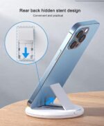 Anubhav Janni Data Cable Set Multi Functional Fast Charging with Universal Connectors For Apple Android And Type C Compact Travel Storage Box Tool Phone Stand Blue  (Pack Of 1 Pcs) - Image 4