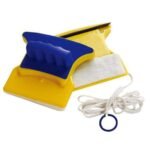 Anubhav Janni Magnetic Window Glass Cleaner Square Shape Double Side Wiper Two Sided Squeegee Washing Kit Equipment Household Doublefaced Window Car Building Squeegees (Pack Of 1 Pcs)
