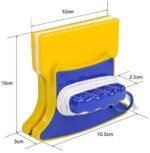 Anubhav Janni Magnetic Window Glass Cleaner Square Shape Double Side Wiper Two Sided Squeegee Washing Kit Equipment Household Doublefaced Window Car Building Squeegees (Pack Of 1 Pcs) - Image 9