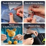 Anubhav Janni Sewing Tailor Kit Pouch Portable Kit Home DIY Supplies For Adults And Kids Adults Kit Box Spools Scissors Needles Tape DIY Adults Beginners Emergency Travel (Pack Of 1 Pcs) - Image 3