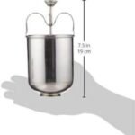 Anubhav Janni Medu Vada Maker Stainless Steel With Stand Easy Making Machine For Home Kitchen Heavy Duty Hygienic Tool Perfectly Shaped South Free Fry Filter Spoon (Pack Of 1 Pcs) - Image 4