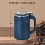 Anubhav Janni Spice Grinder With Handle Electric Coffee Portable Design Stainless Steel Blades Household Small Powder Grinding Machine Grain Mills Herb Grinder Kitchen Coffee (Pack Of 1 Pcs) - Image 3