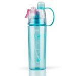 Anubhav Janni Spray Water Bottle Mist With Straw Sports Sipper For Gym Cycling Outdoor Drink Function BPA Free Leakproof Dishwasher Safe Drinking Spout Portable Handle Lid (Pack Of 1 Pcs)