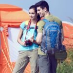 Anubhav Janni Camping Cookware Set Kit Non Stick Foldable Handles Utensils Carry Bag Travel Picnic Cooking Family Outdoor Pot Kettle Bag Portable Set Tea Orange Handle Hiking (Pack Of 1 Pcs) - Image 7