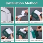 Anubhav Janni Toilet Seat Lifter Self Adhesive Holder With Double Tape Handle Clip Water Closet Avoid Direct Families Offices And Hotel Bathrooms Clip Bathroom Seat Home (Set Of 2 Pcs) - Image 7
