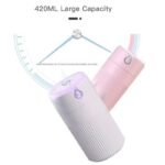 Anubhav Janni Cool Leaf Humidifier Humidifier USB Personal Desktop Essential Oil Diffuser With Mist Modes Auto Off For Bedroom Office Car Travel Aroma Room Home Car (Pack Of 1 Pcs) - Image 8