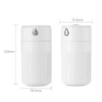 Anubhav Janni Cool Leaf Humidifier Humidifier USB Personal Desktop Essential Oil Diffuser With Mist Modes Auto Off For Bedroom Office Car Travel Aroma Room Home Car (Pack Of 1 Pcs) - Image 9