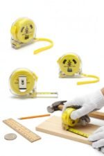 Anubhav Janni Transparent 5 Mtr Measuring Tape  Compact And Easy To Use Measure Home Heavy Duty Retractable Measurement Lock System Durable Body Accurate Steel Blade Office (Pack Of 1 Pcs) - Image 3