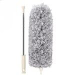 Anubhav Janni Micro Fiber Fan Cleaning Mop With Long Rod Microfiber Electrostatic Feather Cleaner Bendable Brush High Roof Dust Brush Rod Flexible Foldable Home Kitchen Car (Pack Of 1 Pcs)