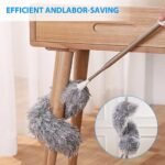 Anubhav Janni Micro Fiber Fan Cleaning Mop With Long Rod Microfiber Electrostatic Feather Cleaner Bendable Brush High Roof Dust Brush Rod Flexible Foldable Home Kitchen Car (Pack Of 1 Pcs) - Image 5