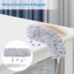 Anubhav Janni Micro Fiber Fan Cleaning Mop With Long Rod Microfiber Electrostatic Feather Cleaner Bendable Brush High Roof Dust Brush Rod Flexible Foldable Home Kitchen Car (Pack Of 1 Pcs) - Image 7