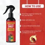 Anubhav Janni Cockroach Repellent Spray Herbal Permanent Killer Natural Chemical Free Safe For Home Kitchen Bedroom Bathroom Baby Pet Roach Pest Control Office Indoor Outdoor (Pack Of 1 Pcs) - Image 2