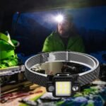 Anubhav Janni Keychain Headlamp Super Bright Multifunctional Bracket Hole Magnet Removable Flashing Ideal Emergency Fishing Running Maintenance Trekking Outdoor Men Women (Pack Of 1 Pcs) - Image 8