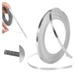 Anubhav Janni Silver Tape For Tile 0.5 Cm*50m Tape Home Floor Wallpaper Waterproof Tiles Birthday Decoration Flooring Patti Home Wall Ceiling Cabinet Strip Floor (Pack Of 1 Pcs)