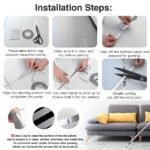 Anubhav Janni Silver Tape For Tile 0.5 Cm*50m Tape Home Floor Wallpaper Waterproof Tiles Birthday Decoration Flooring Patti Home Wall Ceiling Cabinet Strip Floor (Pack Of 1 Pcs) - Image 8