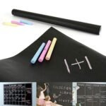 Anubhav Janni Black Board Sticker(45*200cm) Vinyl Wall Sticker Removable Decal Chalkboard Home School Office College Room Kitchen Kids Self Adhesive Writing Reusable Home School (Pack Of 1 Pcs) - Image 7