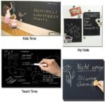Anubhav Janni Black Board Sticker(45*200cm) Vinyl Wall Sticker Removable Decal Chalkboard Home School Office College Room Kitchen Kids Self Adhesive Writing Reusable Home School (Pack Of 1 Pcs) - Image 8