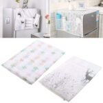 Anubhav Janni Fridge Cover Plastic Home Transparent Printing Waterproof Cloth dust Household Refrigerator Towel Hanging Storage Bag Flamingo Pockets Kitchen Organizer Mat (Pack Of 1 Pcs) - Image 5