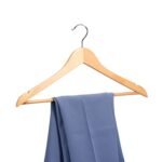Anubhav Janni Wooden Hanger Multi Functional Solid Suit Hangers Coat Walnut Finish Shoulder Notches Degree Swivel Hook Broad Shoulder Pant Bar Hook Capacity Jacket Dress Clothes (Pack Of 1 Pcs) - Image 5