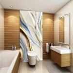 Anubhav Janni Blue Golden Marble Foil Wallpaper Contact Paper Self Adhesive Waterproof Easy to Clean Wallpaper Peel And Stick Waterproof Home Kitchen Countertop Cabinet Furniture (Pack Of 1 Pcs) - Image 6