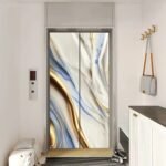 Anubhav Janni Blue Golden Marble Foil Wallpaper Contact Paper Self Adhesive Waterproof Easy to Clean Wallpaper Peel And Stick Waterproof Home Kitchen Countertop Cabinet Furniture (Pack Of 1 Pcs) - Image 7