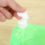 Anubhav Janni Soap Dispenser And Scrubber Holder Double Layer Bathroom Dishwasher Liquid Pump Sponge Kitchen Sink Items Square Soap Container Manual Dish Home Round Washing (Pack Of 1 Pcs) - Image 7