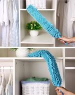 Anubhav Janni Blue Fan Cleaning Mop Flexible Cleaner Brush With Long Rod Extra Microfiber Duster Telescopic Bending Head For Home Kitchen Car Ceiling and Dusting Foldable (Pack Of 1 Pcs) - Image 6