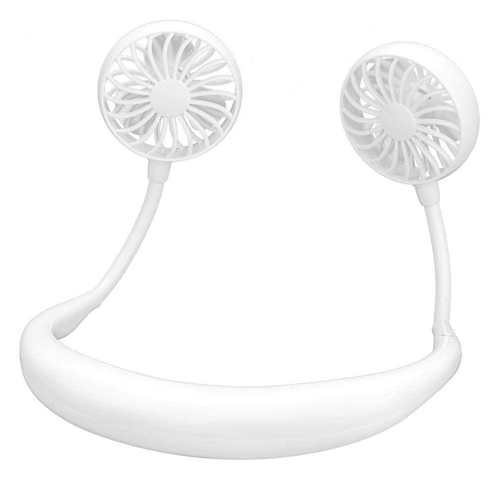 Anubhav Janni Neck Fan Portable USB Battery Rechargeable Mini Headphone Design Wearable Neckband Hand Free Traveling Office Sports Silent Hands Free Home Traveling Outdoor (Pack Of 1 Pcs) Anubhav Janni Neck Fan Portable USB Battery Rechargeable Mini Headphone Design Wearable Neckband Hand Free Traveling Office Sports Silent Hands Free Home Traveling Outdoor (Pack Of 1 Pcs) - Image 1