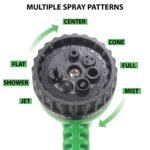 Anubhav Janni Garden Hose Nozzle Water Spray Gun Pattern High Pressure Gun Plastic Control Valve Adjustable Leak Proof Gardening Washing For Plants With Proof (Pack Of 1 Pcs) - Image 2