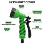 Anubhav Janni Garden Hose Nozzle Water Spray Gun Pattern High Pressure Gun Plastic Control Valve Adjustable Leak Proof Gardening Washing For Plants With Proof (Pack Of 1 Pcs) - Image 3