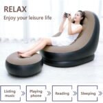 Anubhav Janni Inflatable Lounge Chair For Adults Flocking Air Couch Sofa Leisure Footstool Outdoor Indoor For Home Gaming Travel Camping Beach Chair Waterproof Sofa Living Room (Pack Of 1 Pcs) - Image 6