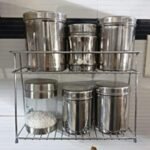 Anubhav Janni Ss 2 Layer Kitchen Masala Spice Rack With Box Stainless Steel  Home Spice Masala Organizer Basket For Container Basket Kitchen Tiered Shelf Tabletop Kitchen (Pack Of 1 Pcs) - Image 2