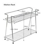 Anubhav Janni Ss 2 Layer Kitchen Masala Spice Rack With Box Stainless Steel  Home Spice Masala Organizer Basket For Container Basket Kitchen Tiered Shelf Tabletop Kitchen (Pack Of 1 Pcs) - Image 3