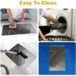Anubhav Janni New Square Bathroom Mat Soft Absorbent Quick Drying Bath Bathroom Shower Floor Durable Stylish Home Décor Memory Foam Rug Napa Skin Super Water Absorbent Toilet (Pack Of 1 Pcs) - Image 5