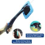 Anubhav Janni Window Spray Glass Cleaner Microfiber With Car Home Cleaning Tool Easy Use Car Wiper For Bathroom Tiles Kitchen Home Car Window Office Cleaners (Pack Of 1 Pcs) - Image 6