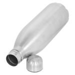Anubhav Janni Hot And Cold Steel Water Bottle (1000 Ml)  School Office Gym Metallic Stainless Vacuum Thermo Flask Bottle Leak Proof Office Gym Travel Silver Home Traveling (Pack Of 1 Pcs) - Image 3