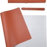 Anubhav Janni Desk Mat 90*45 Cm Pu Mouse Pad Faux Leather Large Home Work Office Non Slip Mat Waterproof Gaming Pad Blotter Dual Sided Pad Laptop Table Protector Best Gifts Pad (Pack Of 1 Pcs)