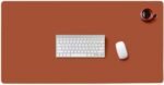 Anubhav Janni Desk Mat 90*45 Cm Pu Mouse Pad Faux Leather Large Home Work Office Non Slip Mat Waterproof Gaming Pad Blotter Dual Sided Pad Laptop Table Protector Best Gifts Pad (Pack Of 1 Pcs) - Image 8