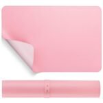 Anubhav Janni Desk Mat 80*40cm Pu Mouse Pad Faux Leather Large Home Work Office Non Slip Mat Waterproof Gaming Pad Blotter Dual Sided Pad Laptop Table Protector Best Gifts Pad (Pack Of 1 Pcs)
