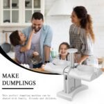 Anubhav Janni 2 In 1 Momos Dumpling Mold Abs Material Double Head Maker Mould Machin Skin Press BPA Free Kitchen Making Tool Make Two Dumplings At  Time Presser Simple (Pack Of 1 Pcs) - Image 4