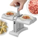 Anubhav Janni 2 In 1 Momos Dumpling Mold Abs Material Double Head Maker Mould Machin Skin Press BPA Free Kitchen Making Tool Make Two Dumplings At  Time Presser Simple (Pack Of 1 Pcs) - Image 6