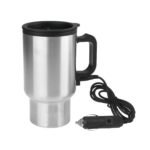 Anubhav Janni Car Mug Heat Travel Stainless Steel Electric Tea Coffee Kettle Vacuum Insulated Cup With Airtight Lid For Heating Water Coffee Cars Portable Heater Outdoor (Pack Of 1 Pcs)