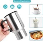 Anubhav Janni Car Mug Heat Travel Stainless Steel Electric Tea Coffee Kettle Vacuum Insulated Cup With Airtight Lid For Heating Water Coffee Cars Portable Heater Outdoor (Pack Of 1 Pcs) - Image 4