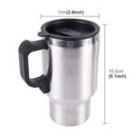 Anubhav Janni Car Mug Heat Travel Stainless Steel Electric Tea Coffee Kettle Vacuum Insulated Cup With Airtight Lid For Heating Water Coffee Cars Portable Heater Outdoor (Pack Of 1 Pcs) - Image 7