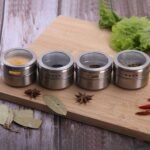 Anubhav Janni Magnatic Spice Rack Magnetic Stainless Steel Storage Masala Box Tin Container And Hold Spices Finish Stand Seasoning Containers For Kitchen Herbs Masalas (Pack Of 1 Pcs) - Image 2